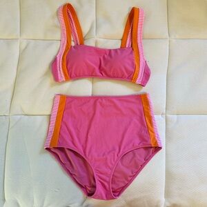Aerie Retro High Waisted Bathing Suit